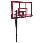 spalding 48" polycarbonate in-ground basketball hoop