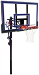 spalding 50" acrylic in-ground basketball hoop