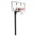 spalding 54" acrylic in-ground basketball hoop