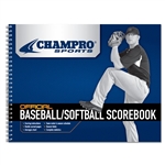 champro baseball softball scorebook (26 game)