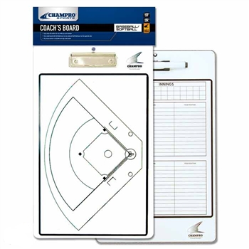 champro baseball softball coach's board (dry erase)