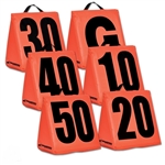 champro solid weighted football yard markers a102s