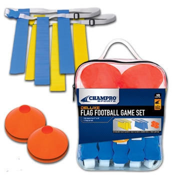 champro football flag and cone set - a107set