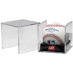 rawlings baseball autograph display case cube bof