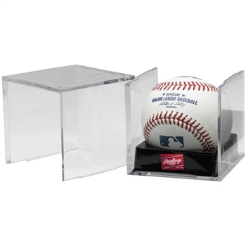 rawlings baseball autograph display case cube bof