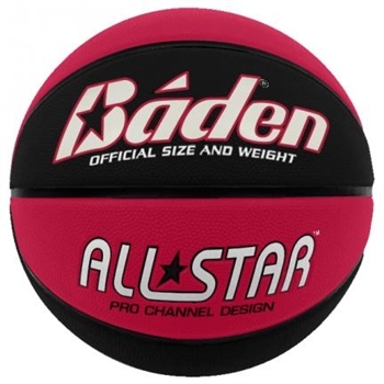 baden official allstar deluxe rubber basketball brsk7 brsk6