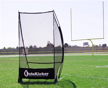 bownet solokicker portable sideline football kickers net - bowsolo