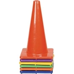 Champion Sports 18" Vinyl Sports Cone Set