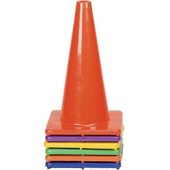 Champion Sports 18" Vinyl Sports Cone Set