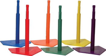 Champion Sports Deluxe 6 Color Batting Tee Set