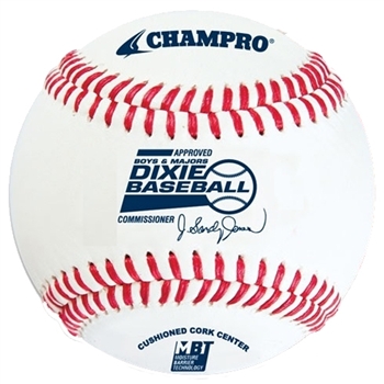 champro cbb-300dbm official dixie league game baseball - dozen