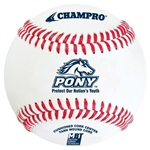 champro cbb-300pl official pony league game baseball - dozen