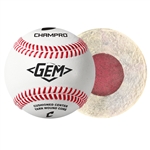 Champro Gem All Weather Baseballs Practice or Pitching Machine- Dozen