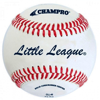 champro cll-40 little league game rs leather baseballs - dozen