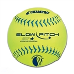 champro usssa 11" womens slow pitch softballs .44cor - dozen