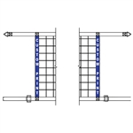 Jaypro Custom Volleyball Side Net Tape - Pair