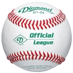 diamond d1-ol official league practice baseballs - dozen