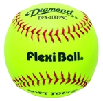 diamond 11" youth flexiball practice softballs - dfx-11rfpsc