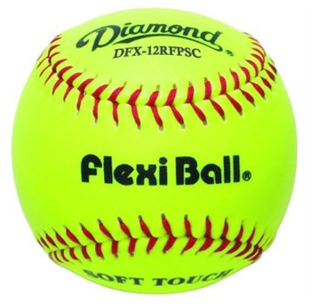 diamond dfx-12rfpsc synthetic leather 12" practice softballs