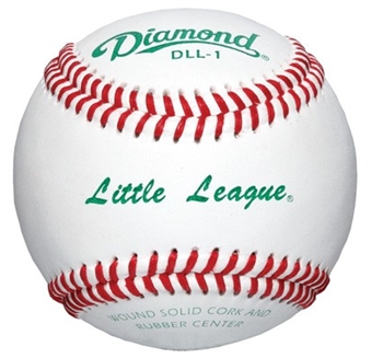 Diamond DLL-1 Little League Leather Baseballs - 10 Dozen