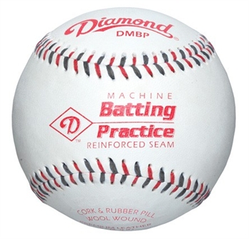 diamond kevlar seam pitching machine baseballs - dozen