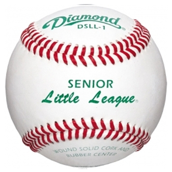 diamond dsll-1 senior league regular season game baseballs - dozen