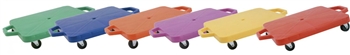 Champion Sports 12" Heavy Duty Plastic Scooter Boards with Handles (Set of 6)