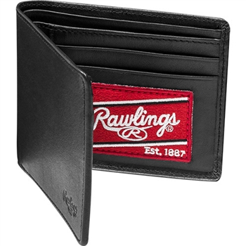 Rawlings Premium Heart of the Hide Leather Single-Fold Wallet - Black