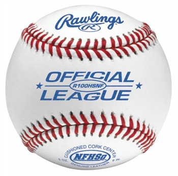 rawlings r100hsnf nfhs official game high school baseballs - dozen