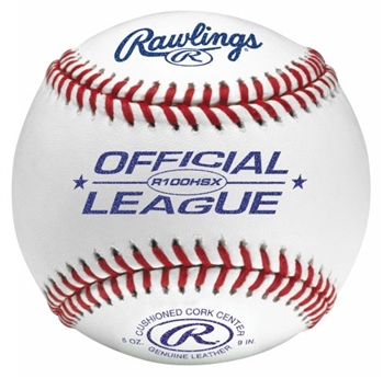 rawlings r100hsx high school practice baseballs - dozen