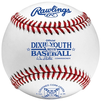 Rawlings Dixie Youth League Baseball (Tournament Grade) RDYB - Dozen