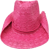 Cool Western Roundup Style Cowboy Cowgirl Straws Hat