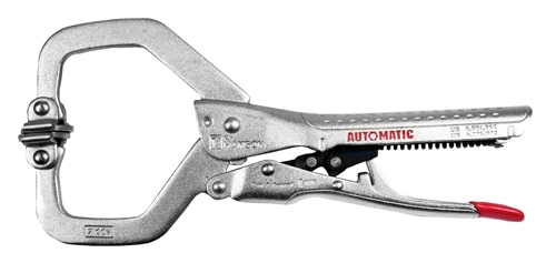 7" Automatic C Clamp with Swivel Pads