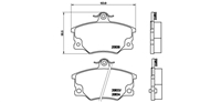 Zavorne ploÅ¡Äice BREMBO spredaj Alfa 145, 146, 155