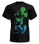 Adult Painted Mickey Tee, Black