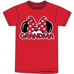 Adult Grandma Basic Crew Neck Tee, Red