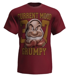 Adult Grumpy Back Off Tee, Cardinal Red