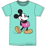 Adult Women's Tee Mickey Head to Toe, Mint Green