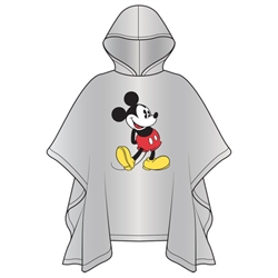 Adult Classic Mickey Standing Poncho (No Namedrop)