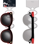 Adult Mickey Sunglasses, Black & Red