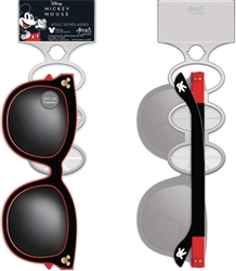 Adult Mickey Sunglasses, Black & Red