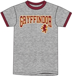 Adult Harry Potter Gryffindor Athletic Stripe Tee