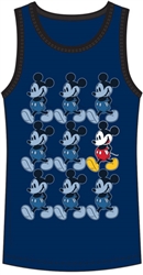 Boys Tank Mickey Mouse Roll, Navy Black