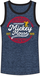 Men's Tank Mickey Mouse Legendary Mouse, Navy Black