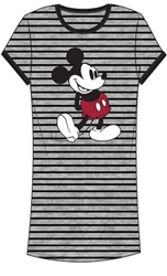 Junior Knit Dress Classic Mickey, Black Gray