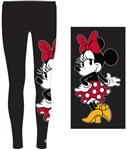 Junior Mixin Minnie Leggings, Black