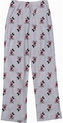 Adult Pant Kickback Mickey, Grey Heather