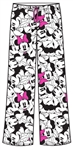 Adult Pant So Minnie Faces, White Pink