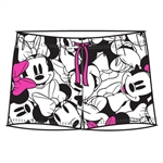 Adult Short So Minnie Faces, White Pink