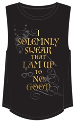 Junior Harry Potter Solemnly Swear Tank, Black